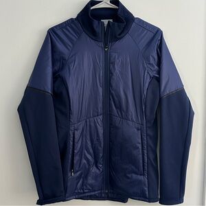 Athleta Navy Blue Jacket Insulated Athleisure Small